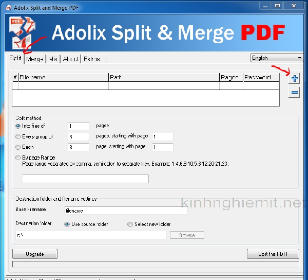 Adolix Split Merge PDF - Phần mềm ghép file PDF đảm bảo an tính an toàn dữ liệu