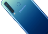 Samsung galaxy A8s với màn hình "đục lỗ" camera đặt lệch về bên trái