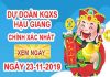 Dự đoán xổ số lô tô Hậu giang thứ 7 ngày 23/11