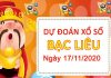 Dự đoán XSBL ngày 17/11/2020 dựa trên kết quả kỳ trước