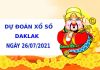 Dự đoán xổ số Daklak 27/7/2021 hôm nay thứ 3