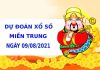 Dự đoán kết quả XSMT Vip ngày 09/08/2021