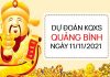 Dự đoán xổ số Quảng Bình ngày 11/11/2021