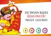 Dự đoán xổ số Bình Phước ngày 12/2/2022