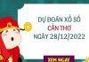 Dự đoán kết quả xổ số Cần Thơ ngày 28/12/2022 thứ 4 hôm nay