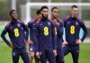Bóng đá QT 21/3: Đội tuyển Anh chuẩn bị cho trận đấu với Brazil