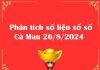 Phân tích số liệu xổ số Cà Mau 26/8/2024