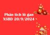 Phân tích lô gan KQXSBD 20/9/2024