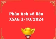 Phân tích số liệu XSAG 3/10/2024