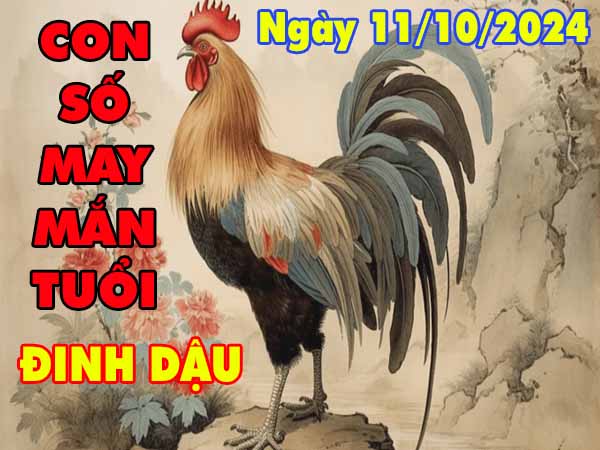 Phân tích con số may mắn tuổi Đinh Dậu ngày 11/10/2024 thứ 6 hôm nay