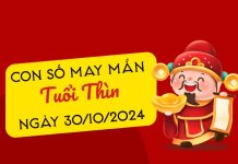 Con số đại cát tuổi Thìn hôm nay ngày 30/10/2024