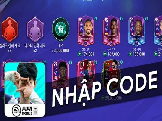 Cách nhập Code FIFA Mobile Hàn Quốc mới nhất