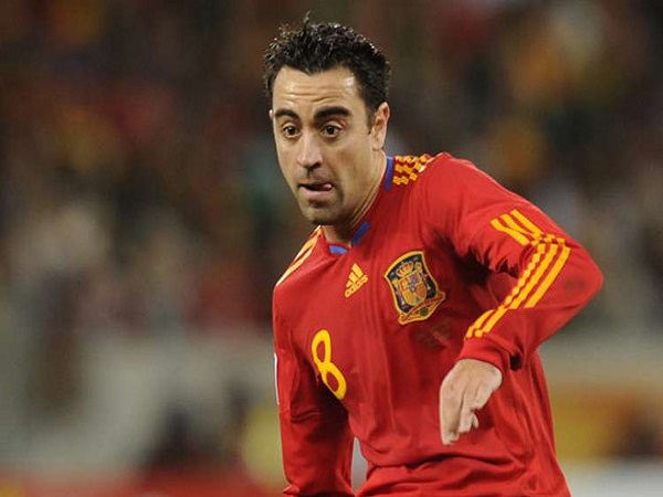 Số áo của Xavi tại đội tuyển Tây Ban Nha là số 6