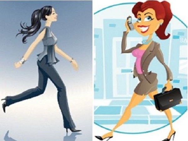 Người có dáng đi uốn lượn mình xà sẽ dễ thành công