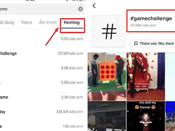 Sử dụng hashtag hợp lý để đưa video lên xu hướng của nền tảng