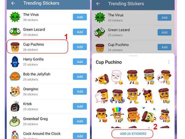 Cách tải sticker Telegram về điện thoại dưới dạng file ảnh