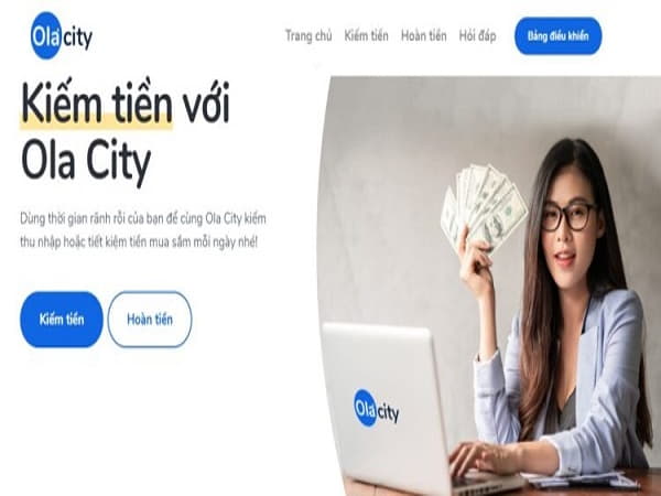 Ola City – Kiếm tiền từ việc xem quảng cáo và rút gọn link