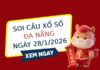 Soi cầu xổ số Đà Nẵng ngày 28/1/2026 chính xác nhất