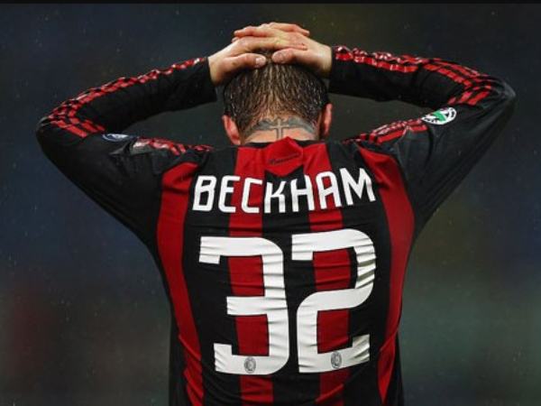Số áo Beckham AC Milan – Dấu ấn cuối sự nghiệp châu Âu